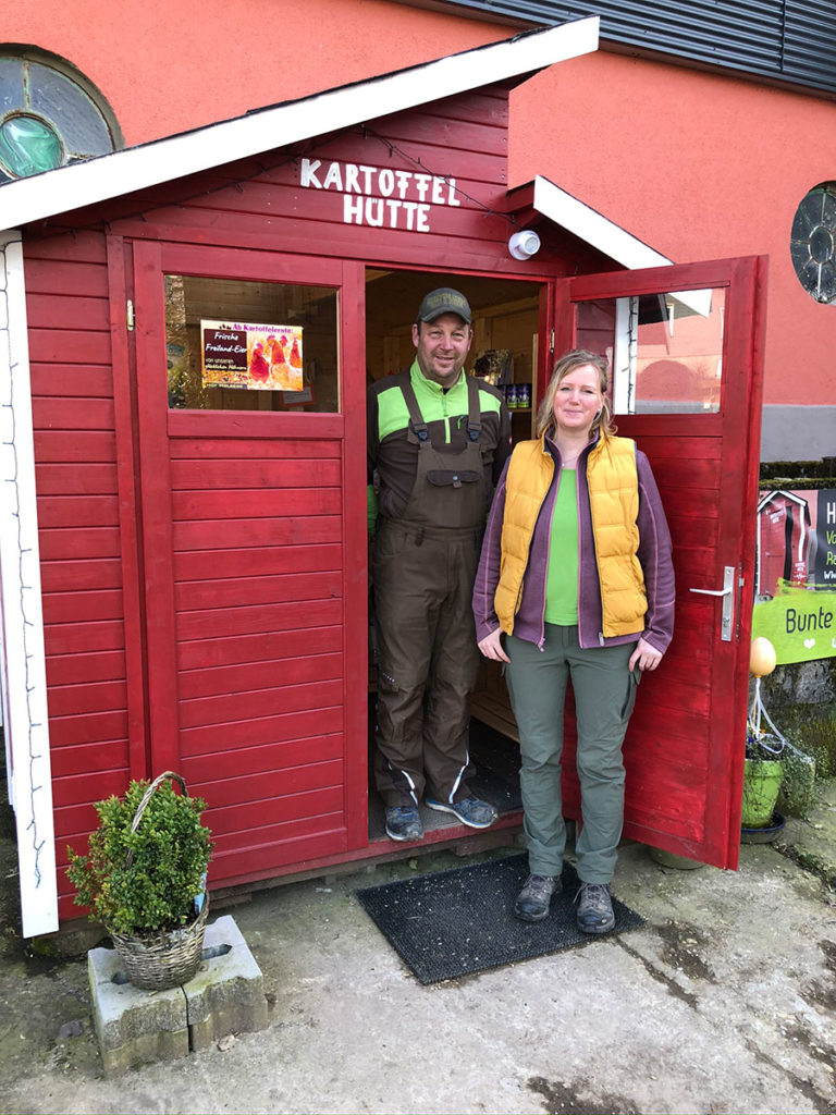 Kartoffelhütte auf dem Bauernhof Hof Holberg